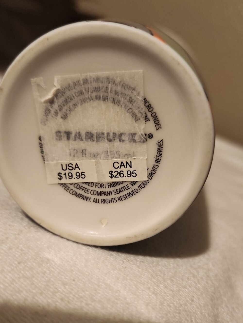 Starbucks Ceramic Tumbler with Multicolor Pop Art Face - Picture 4 of 11